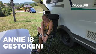 MET DE CAMPER IN BOSNIË  ANNIE IS GESTOKEN  188 [upl. by Nareht]