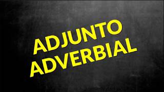 📌Aprenda adjunto adverbial Prof Alda [upl. by Atelra]