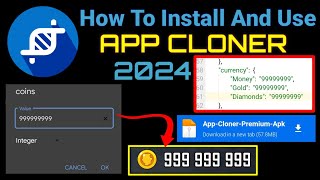 How To Install And Use APP CLONER in 2024 [upl. by Eicul]