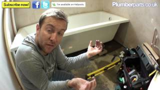 HOW TO INSTALL A BATH  Plumbing Tips [upl. by Yolanda]