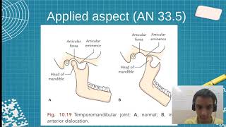 MBBS AN33 3 AN33 4 AN33 5 TMJ Applied Aspects and Pterygoid Venous Plexus  Sudharshan PB [upl. by Oirifrop]