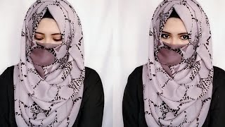 easy Niqab hijab tutorial [upl. by Stander958]