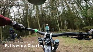 Bringewood Downhill Mountain Bike Trails Shropshire UK 1st Uplift February 2023 4K 60fps [upl. by Milburr882]