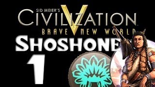 Civilization 5 The Shoshone  Immortal  Part 1 [upl. by Yellac]