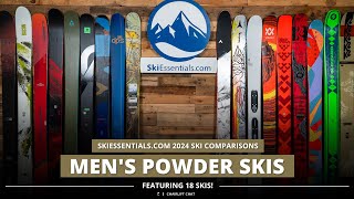 2024 Mens Powder Ski 114 132 mm Comparison with SkiEssentialscom [upl. by Huskamp906]