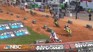 2023 Supercross Round 13 in Atlanta  EXTENDED HIGHLIGHTS  41523  Motorsports on NBC [upl. by Bang]