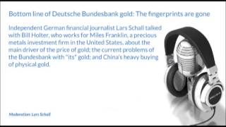 Bottom line of Deutsche Bundesbank gold The fingerprints are gone [upl. by Cory]