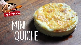 MINI QUICHE  Cozinha da Nina 42 [upl. by Ainitsirc]