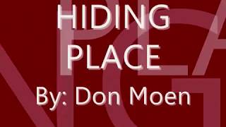 HIDING PLACE With Lyrics Don Moen [upl. by Seraphine480]