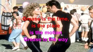 Grease Is the Word Frankie Valli Lyrics [upl. by Valerye]