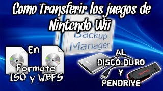 Wii TuTorial  Como pasar juegos de Wii en formato quotIso y Wbfsquot a la USB [upl. by Ole]