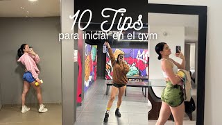 10 Tips para principiantes en el gym  volví al gym EstefanyV [upl. by Meikah61]