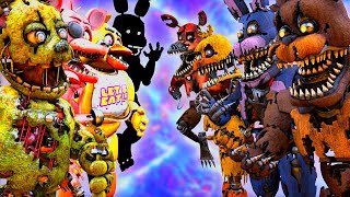 SFM FNaF Nightmare VR vs FNAF AR [upl. by Ahcsrop]