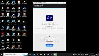 Install adobe after effect  طريقة تثبيت برنامج أدوبي أفترإفكت 2023 [upl. by Studnia]