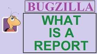 Bugzilla Tutorial  7  REPORTS  WHAT IS A REPORT [upl. by Welby]