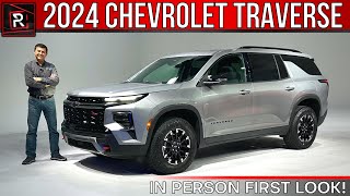 The 2024 Chevrolet Traverse Z71 Is A Less Minivan Like 3Row Family SUV [upl. by Rodmur57]