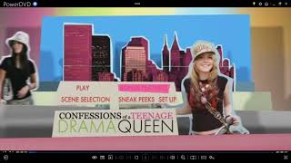 Confessions Of A Teenage Drama Queen 2004 DVD Menu Walkthrough [upl. by Gerri]