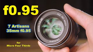 7Artisans 35mm f095 a great portrait lens for Micro Four Thirds  RED35 Review [upl. by Toll]