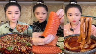 ASMR CHINESE FOOD MUKBANG EATING SHOW 53 다양한 음식 고기 중국먹방쇼 中国 モッパン 咀嚼音 肥肉声控吃播 [upl. by Ernst]