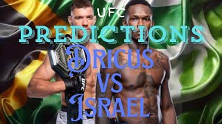 UFC Predictions Dricus Du Plessis vs Israel Adesanya ufc305 predictions ufc mma [upl. by Anoynek]