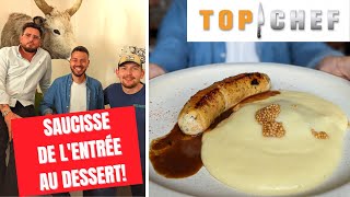 TOP CHEF  Je teste le RESTO 100  SAUCISSE de la Guerre des Restos  VLOG 1310 [upl. by Bonnibelle556]