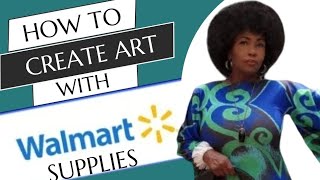 Lets create some Art painting walmart walmartartsupplies [upl. by Kristel424]