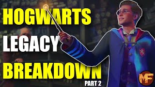 Hogwarts Legacy Breakdown Part 2 Hidden Details Easter Eggs Gameplay [upl. by Enomsed]