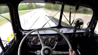 Take a ride in the 1950 Kenworth  Shifting and Cummins sound [upl. by Mcdonald228]