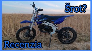 Pitbike  dirtbike ČÍNSKY KROS stojí za to kúpiť RECENZIAMOTO [upl. by Celio161]