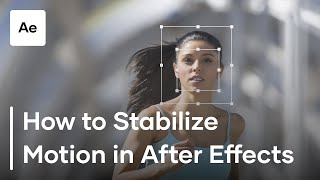 How To Stabilize Motion In After Effects [upl. by Longerich]