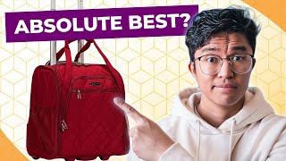 Rockland Melrose Underseat CarryOn Luggage Review Absolutely LOVE This One Thing [upl. by Linsk]