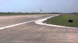 Beechcraft Baron 58P  Takeoff Low Pass and Landing [upl. by Etteiluj]