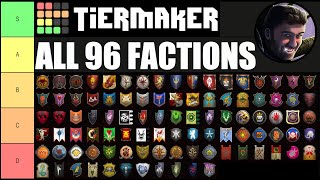 All 96 Factions Strength Ranking Tier List Warhammer 3 [upl. by Coral]