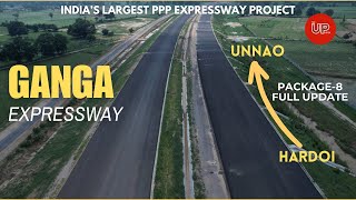 Ganga Expressway  Package 8 Update  Hardoi To Unnao  Expressways in UP  UPEIDA  theupindex [upl. by Saraann]