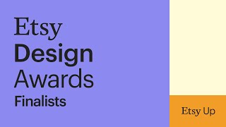 Revealing the 2024 Etsy Design Award Finalists [upl. by Arnst]