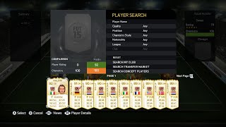 50000000 COINS FIFA 15 CLUB SHOWCASE TOTY SHOPPING SPREE [upl. by Werner886]