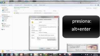 windows ver las propiedades de un archivo sin dar click derecho [upl. by Akcirahs]
