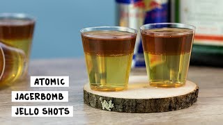 Atomic Jägerbomb Jello Shots [upl. by Elimay]