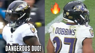 JK Dobbins amp Gus Edwards RAN ALL OVER the Steelers Defense 😳 Ravens vs Steelers Highlights [upl. by Suiraj587]