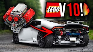 This LEGO ENGINE Sounds Just LIKE A V10 [upl. by Irtemed]