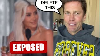 Kim Kardashian EXPOSES Tom Brady amp Reveals WHAT  NEW Boyfriend ALERT [upl. by Llednol]