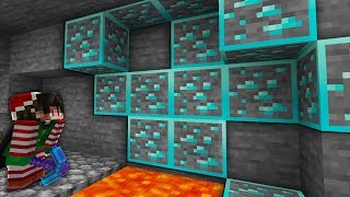 the biggest diamond veins ever found in minecraft [upl. by Elorac]