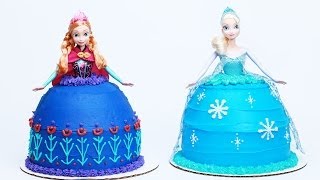 HOW TO MAKE A DISNEY PRINCESS SISTERS CAKE  NERDY NUMMIES [upl. by Czarra]