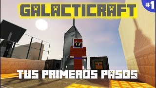 GALACTICRAFT 1122 🚀 TUTORIAL 1 PRIMEROS PASOS Y COHETE NIVEL 1  MINECRAFT MOD [upl. by Fredenburg]