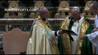 Agenda del Papa Visita la iglesia anglicana de Roma [upl. by Perl747]