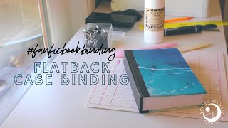 ASMR BOOKBINDING  making the case no music no talking  fanficbookbinding [upl. by Oniskey663]