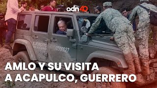 Así fue el viaje de AMLO rumbo a acapulco por la devastación del Huracán quotOtisquot  Todo Personal [upl. by Gwenni]