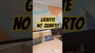 Grafite No quarto grafite mural decor interiordesign [upl. by Masry635]