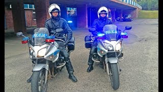 Eskorta policyjnych motocykli dla rodzącej kobiety  pilscy policjanci w akcji [upl. by Tobias48]