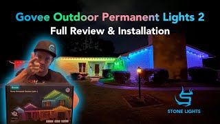 Govee Outdoor Permanent Lights 2  Full Review amp Installation Guide [upl. by Atteiluj]